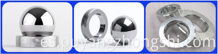 fabricante chino stellite stellite asiento y bola de válvula/bola de válvula para pezón